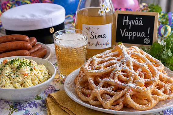 Первомай в Финляндии - Традиционные блюда