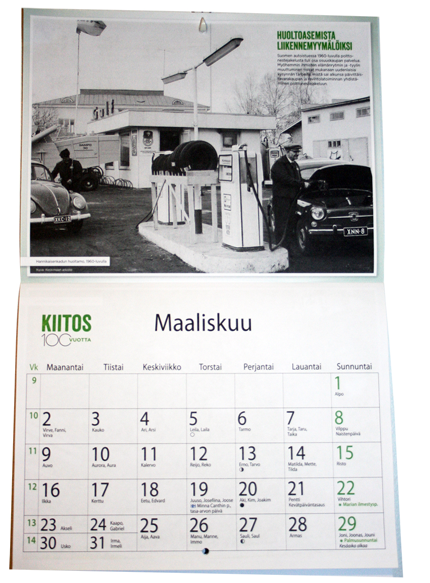 Календарь. Maaliskuu